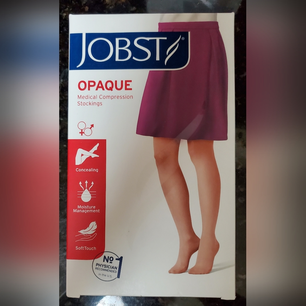 Black Jobst medical compression stocking 30-40